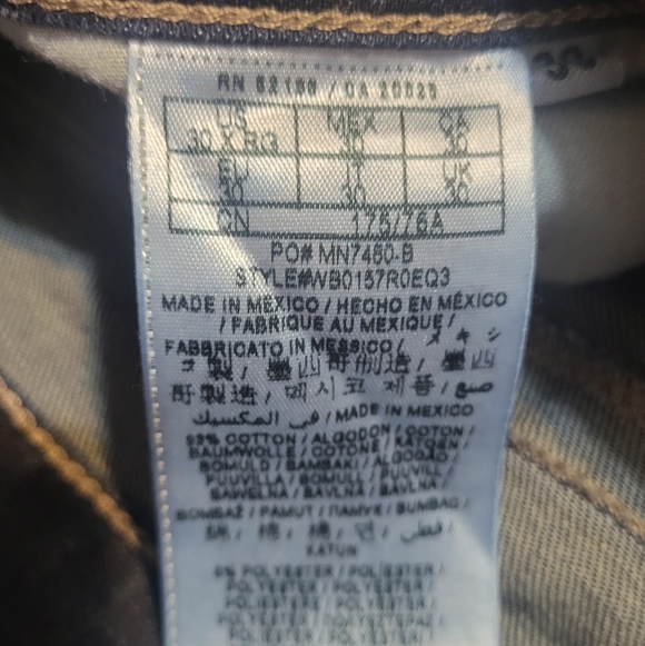 Guess Women’s Daredevil Bootcut Jeans Size 30 Dark Blue Stretch Denim A56 - Picture 6 of 12